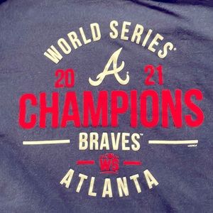 World Series 2021 Atlanta Braves T, Size XL